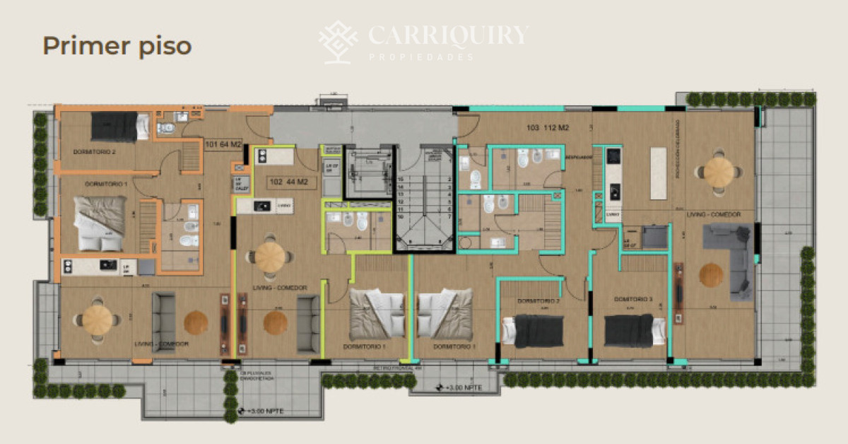 Apartamento ID.10118 - Nuevo lanzamiento en Punta del Este, en el corazon de la Peninsula nace Edificio MODELO 