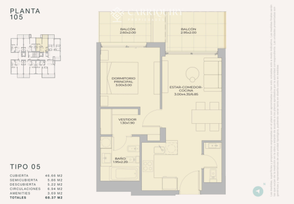 Apartamento ID.10131 - Margherita A Mare Residences - Nuevo Lanzamiento en Punta del Este, departamento 2 dormitorios