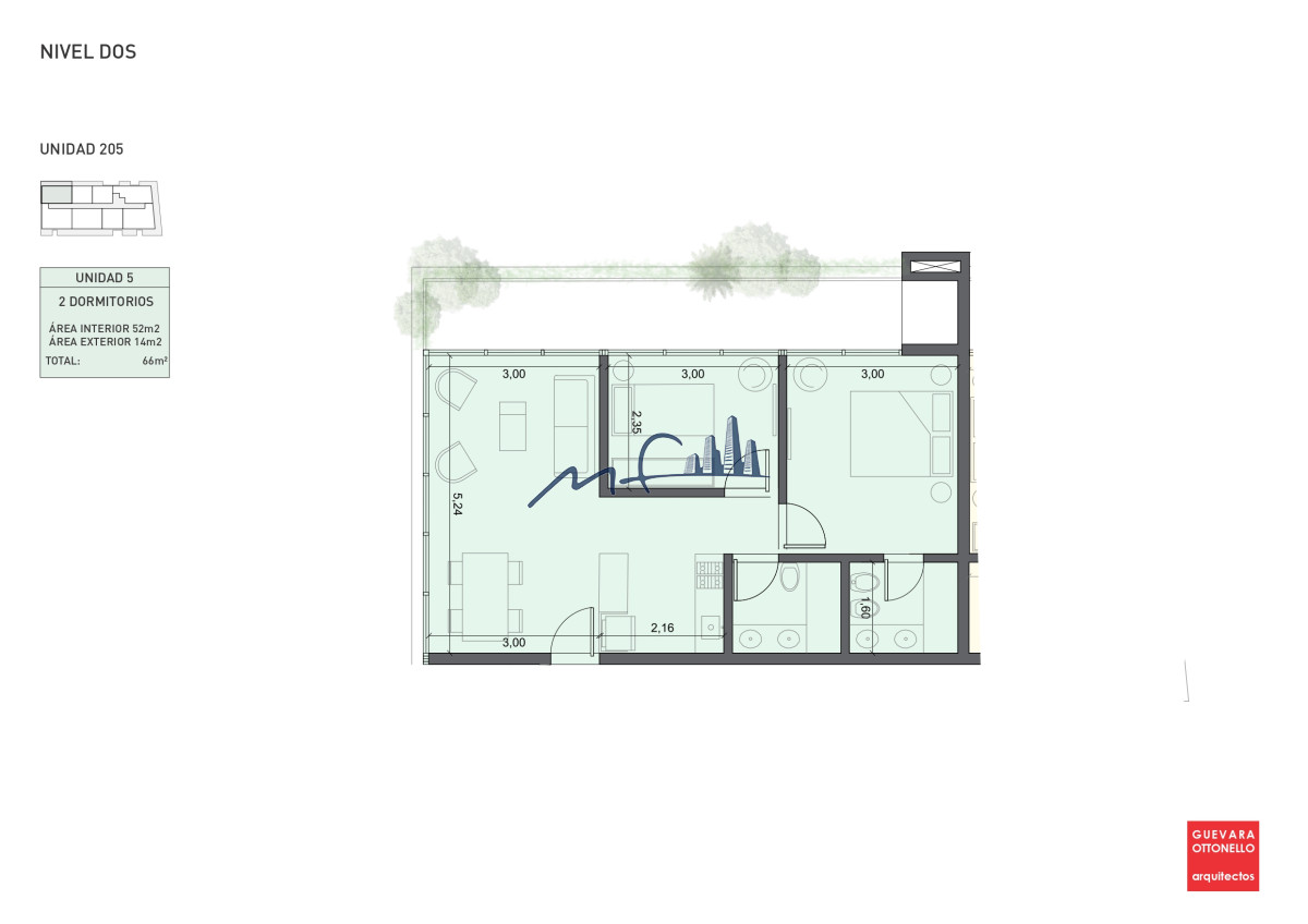 Apartamento ID.487 - Pre Lanzamiento EXCLUSIVO - Edificio Genova. Parada 4 Punta del Este 