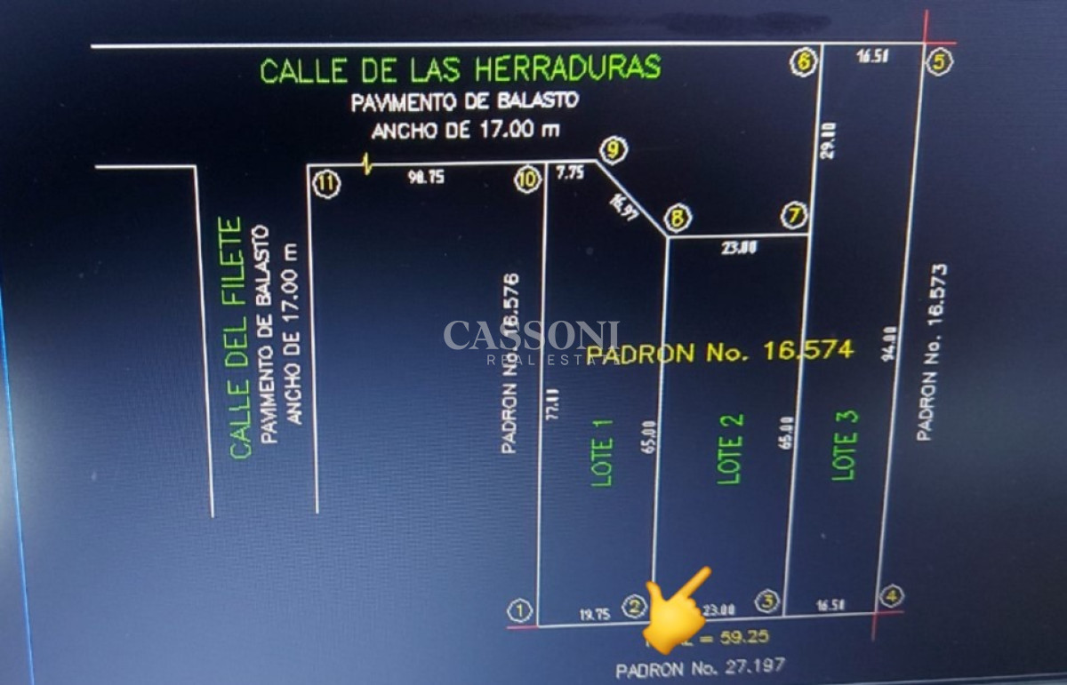 Terreno ID.2304 - Terreno 1300 mts 2 a la venta en Punta del Este