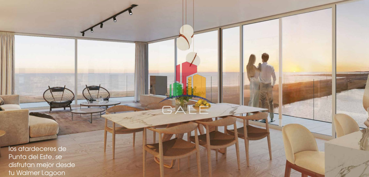 Apartamento ID.4080 - Espectacular departamento de 3 dormitorios frente al mar. Walmer Lagoon