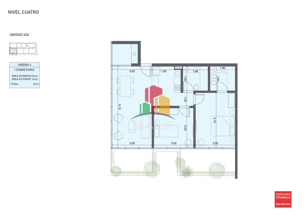 Apartamento ID.1365 - Pre Lanzamiento EXCLUSIVO - Edificio Genova. Parada 4 Punta del Este 