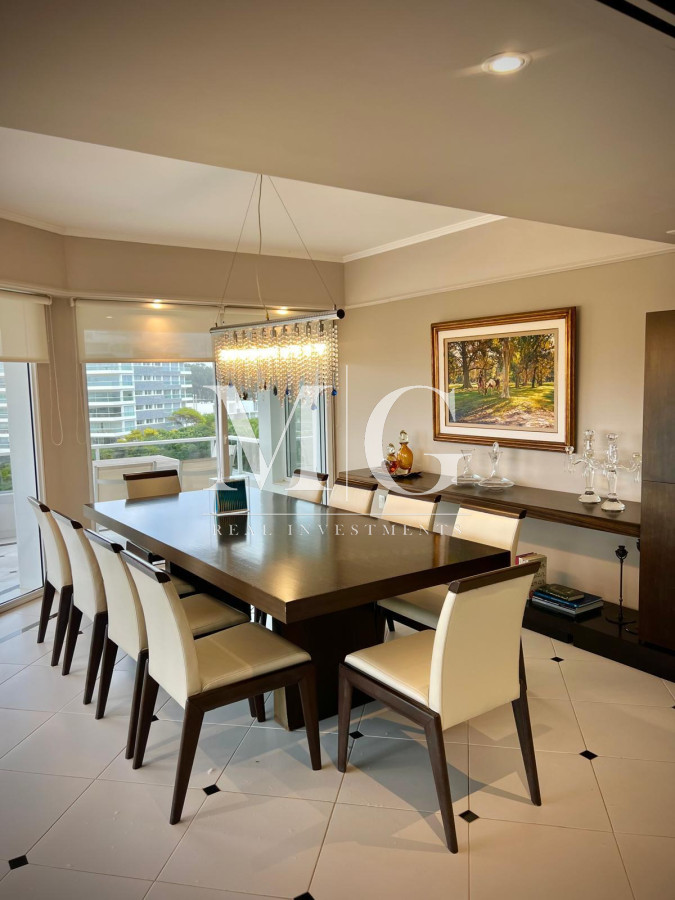 Apartamento ID.1495 - Espectacular Departamento en venta frente al mar, penthouse de 4 dormitorios. Punta del Este