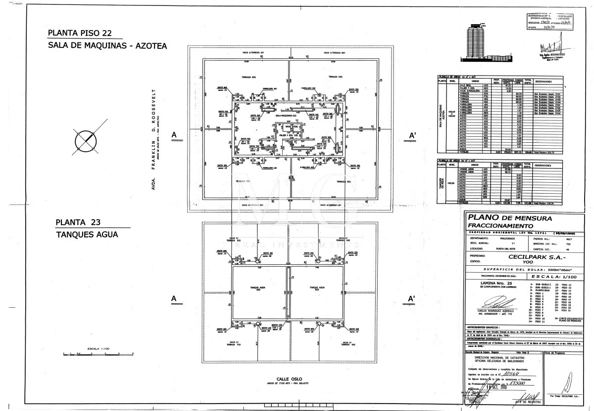 Apartamento ID.1499 - Penthouse de 3 dormitorios en venta en Torre Yoo