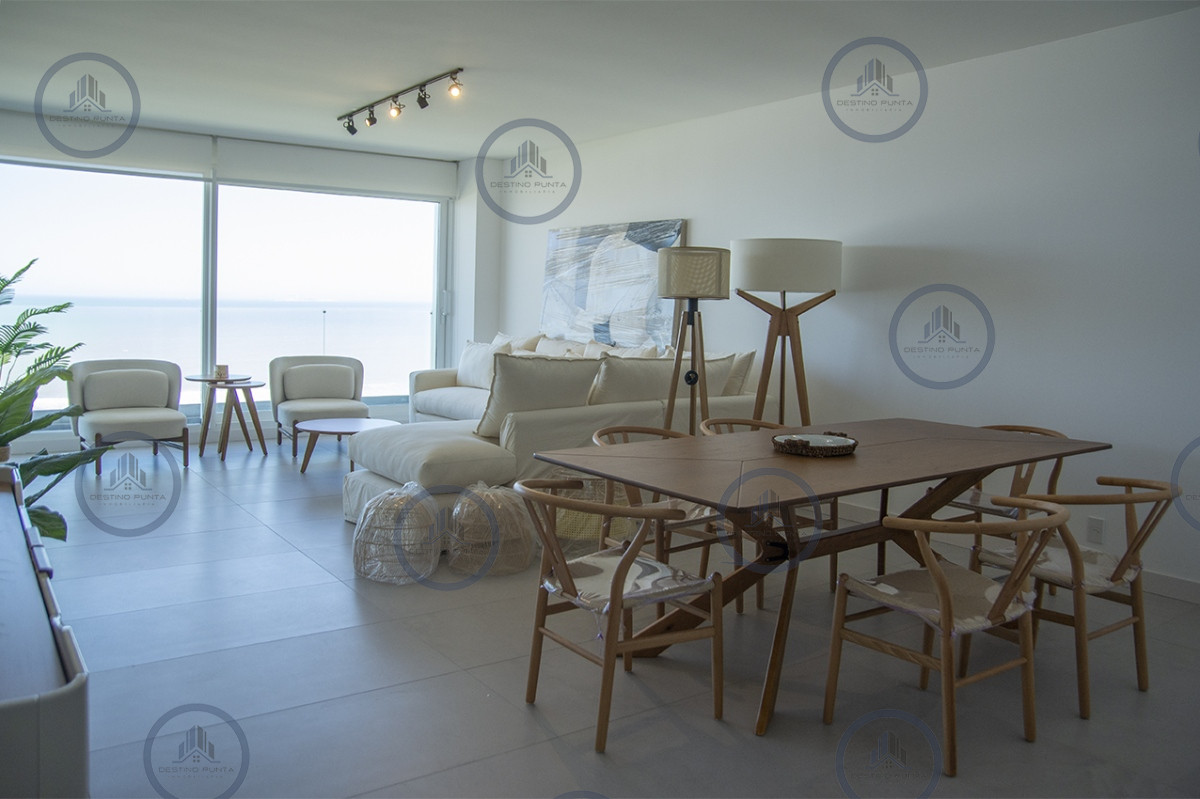 Apartamento ID.1700 - Apartamento de 3 Dormitorios, Piso alto en venta con Vista al Mar - Le Parc III Playa Brava