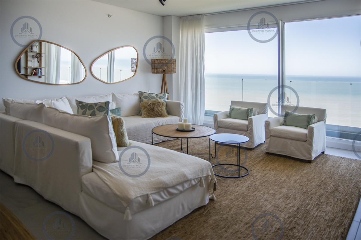 Apartamento ID.1699 - Apartamento de 3 Dormitorios, Piso alto en venta con Vista al Mar - Le Parc III Playa Brava
