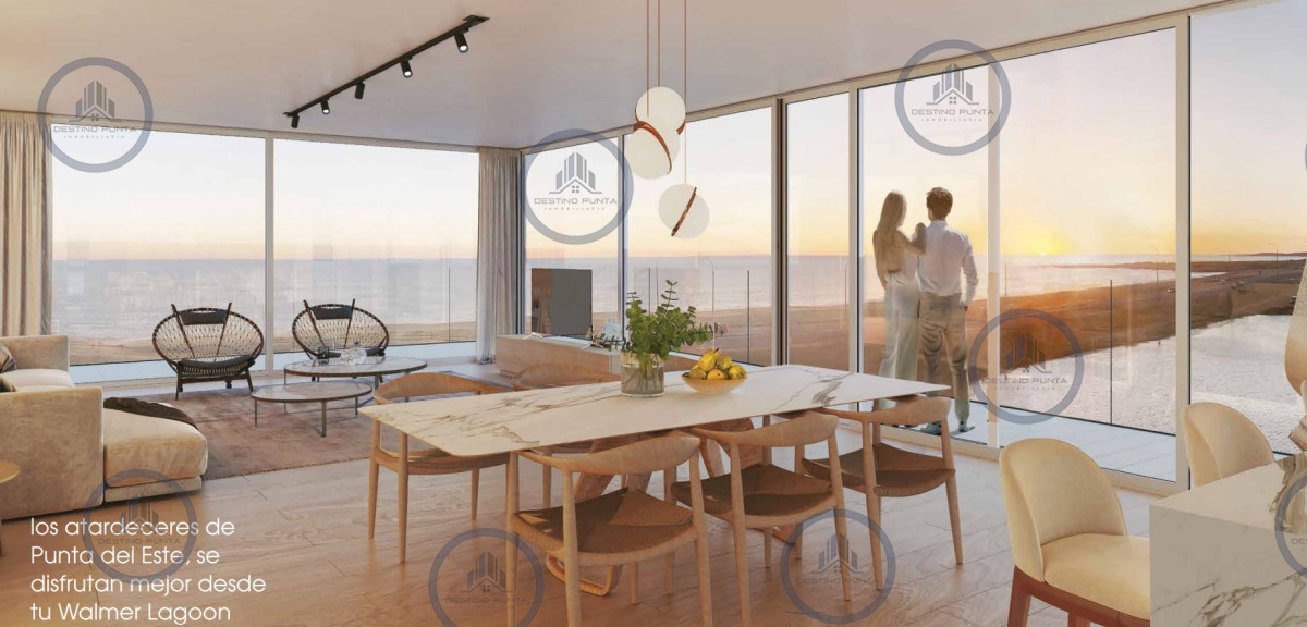 Apartamento ID.2059 - Espectacular Apartamento de 3 Dormitorios frente al mar. Walmer Lagoon Punta del Este