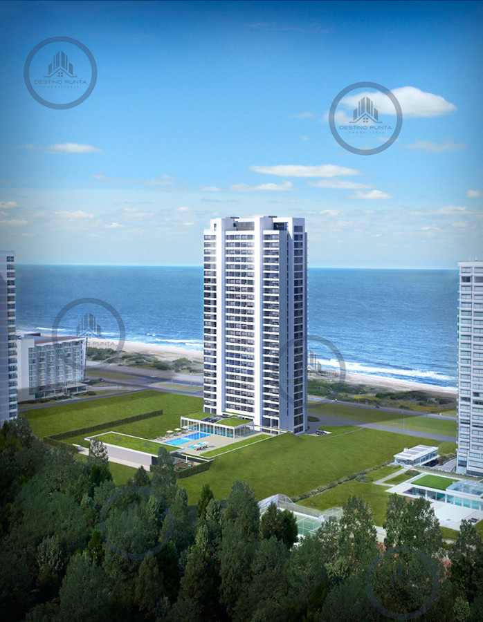 Apartamento ID.1700 - Apartamento de 3 Dormitorios, Piso alto en venta con Vista al Mar - Le Parc III Playa Brava
