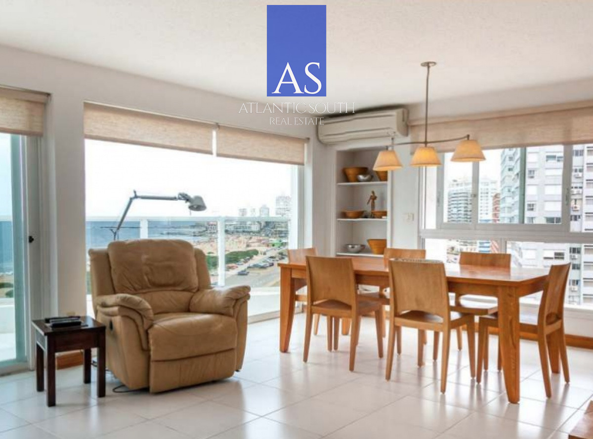 Apartamento ID.4787 - Espectacular penthouse de 4 dormitorios frente al mar de Playa Brava, Punta del Este 