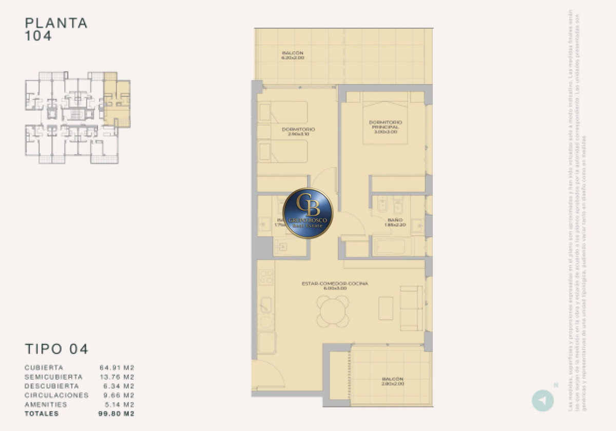 Apartamento ID.1497 - Lanzamiento en Peninsula - Margherita A Mare Residences, departamento de 1 dorm