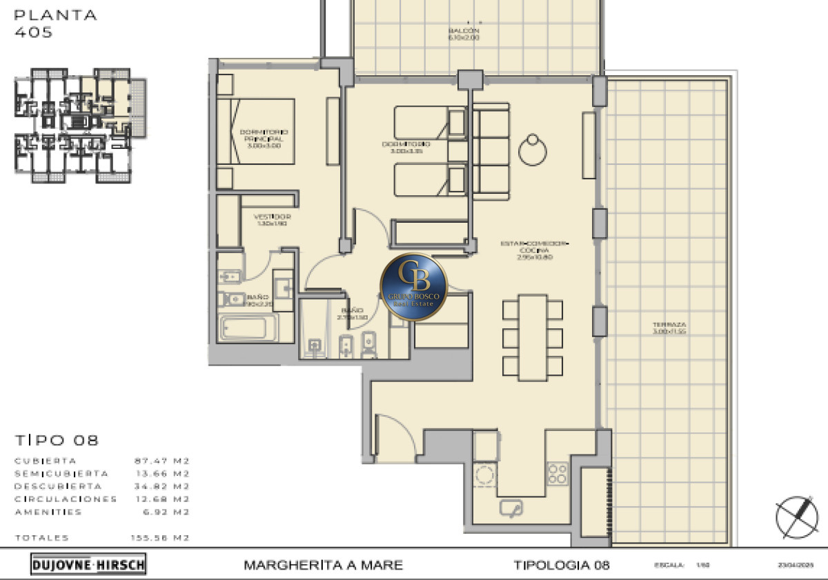 Apartamento ID.1497 - Lanzamiento en Peninsula - Margherita A Mare Residences, departamento de 1 dorm