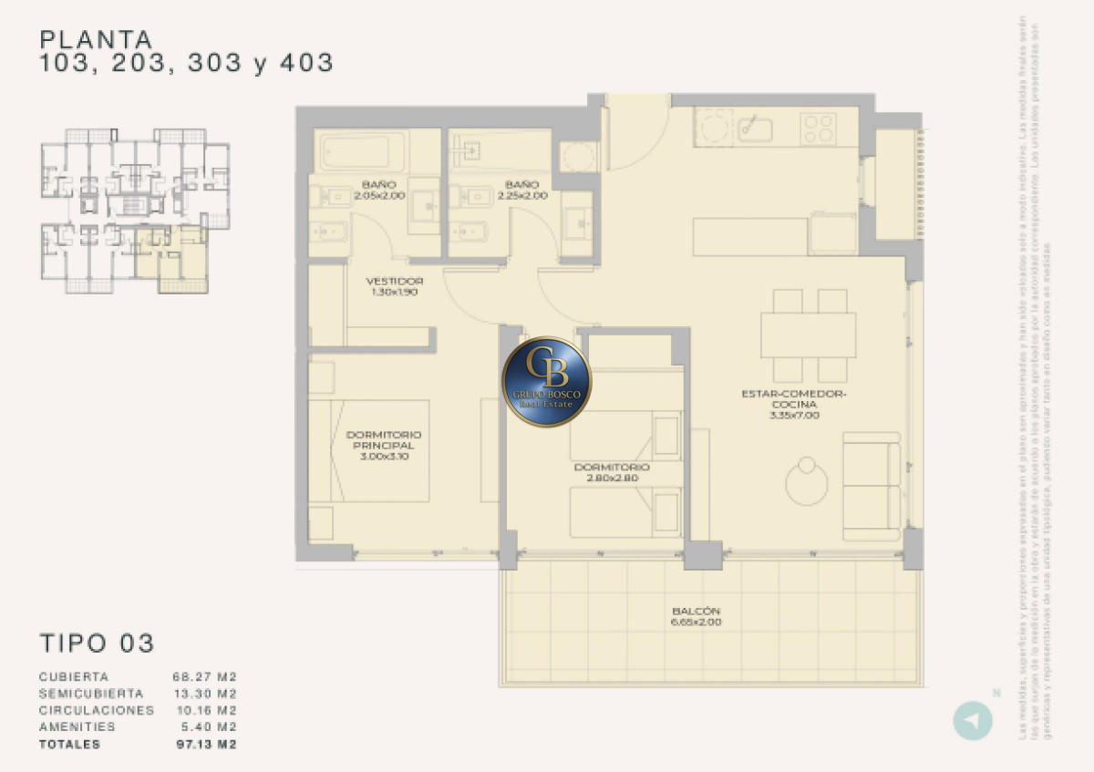 Apartamento ID.1497 - Lanzamiento en Peninsula - Margherita A Mare Residences, departamento de 1 dorm