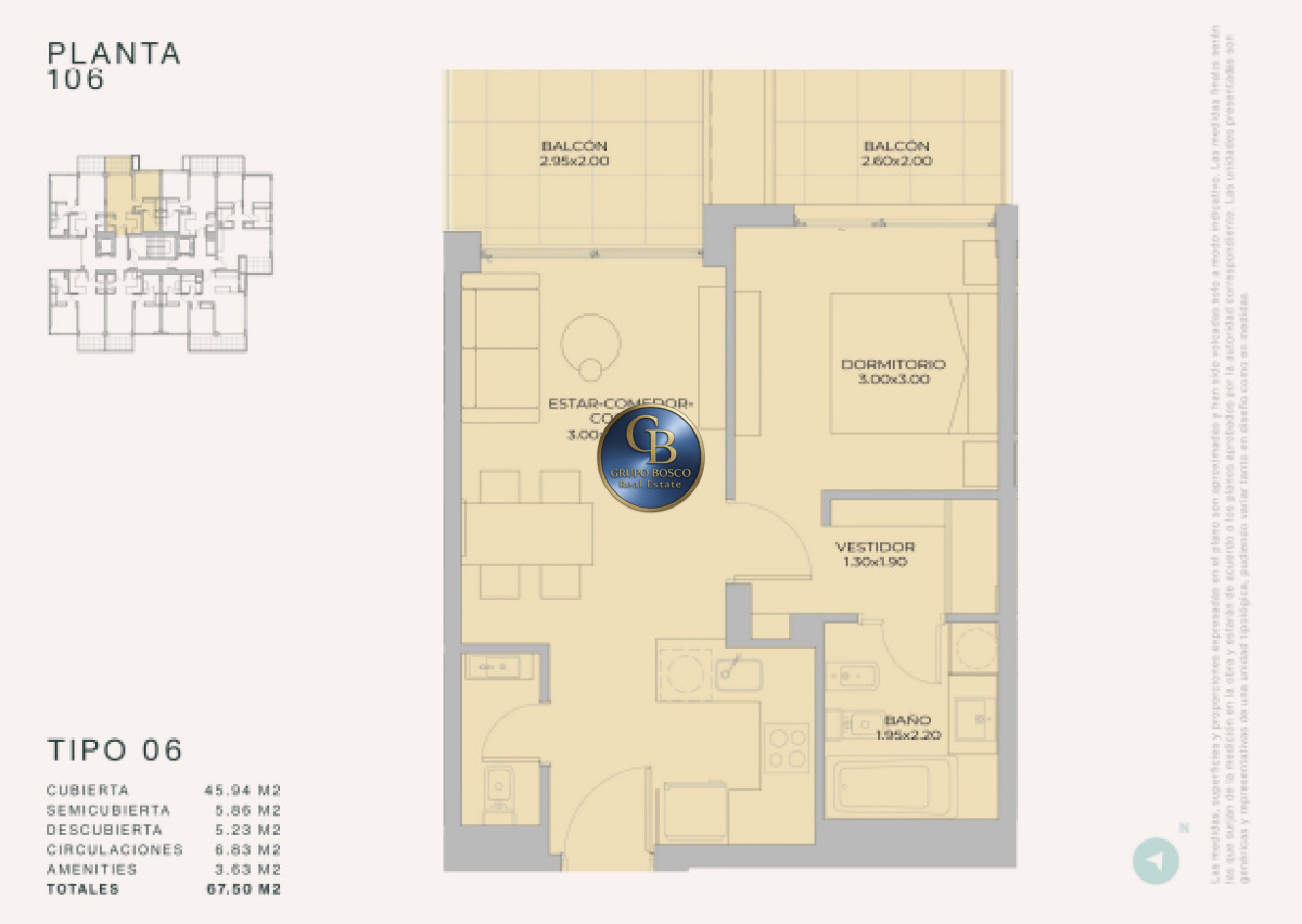 Apartamento ID.1497 - Lanzamiento en Peninsula - Margherita A Mare Residences, departamento de 1 dorm