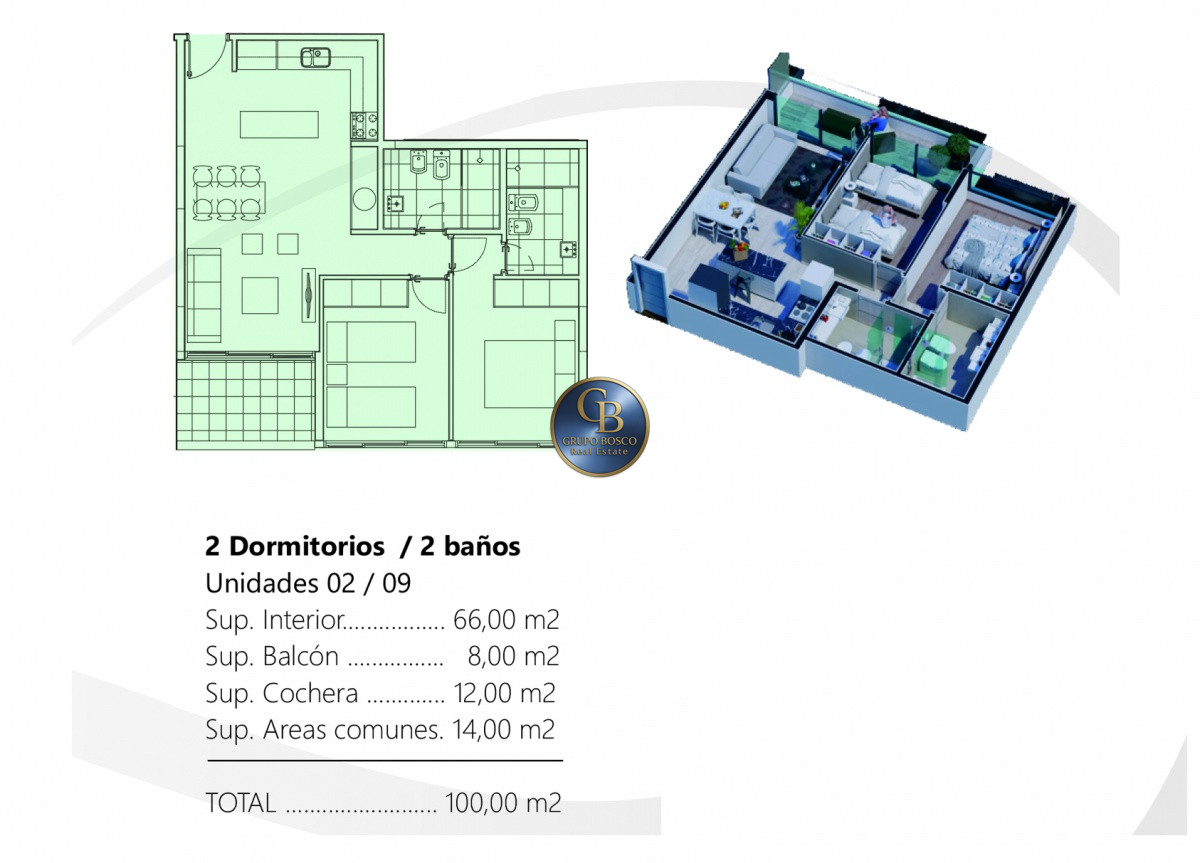Apartamento ID.1530 - Apartamento de 1 dormitorio en venta, con vista a agradable entorno