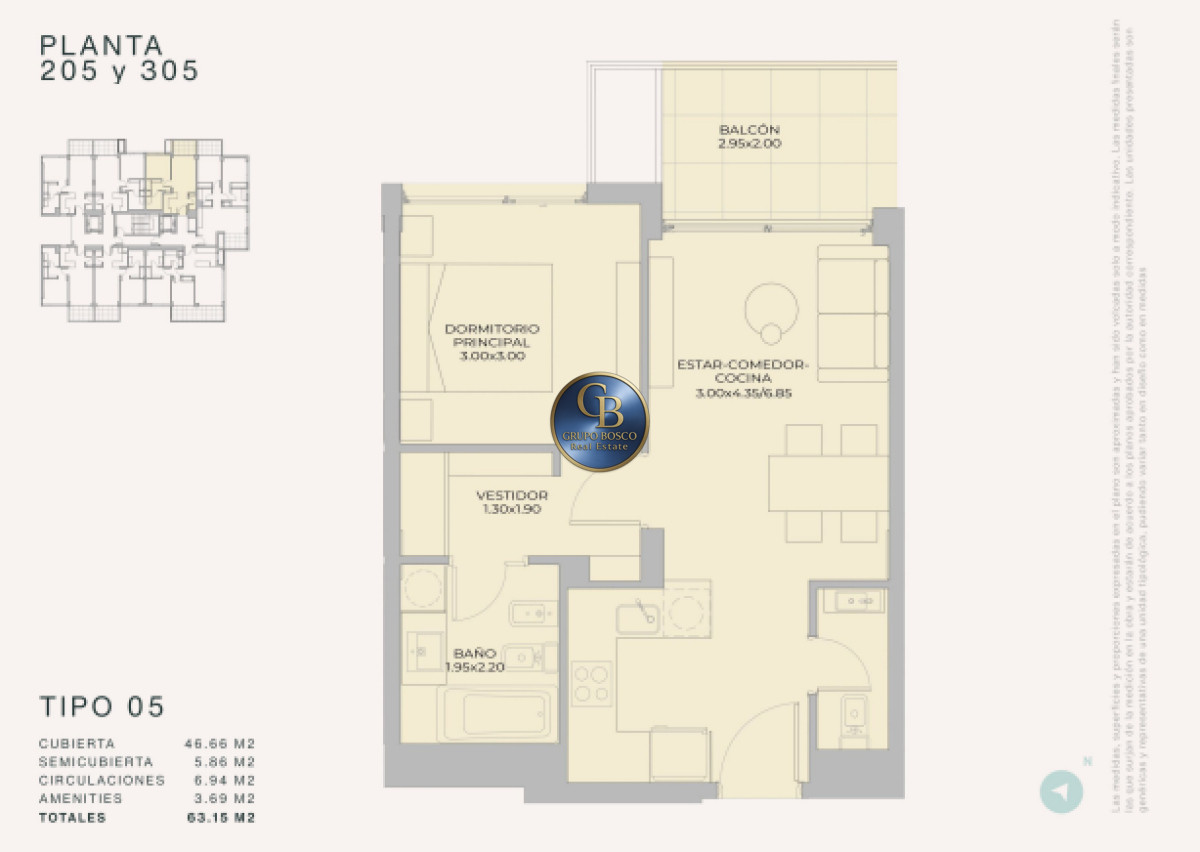 Apartamento ID.1497 - Lanzamiento en Peninsula - Margherita A Mare Residences, departamento de 1 dorm