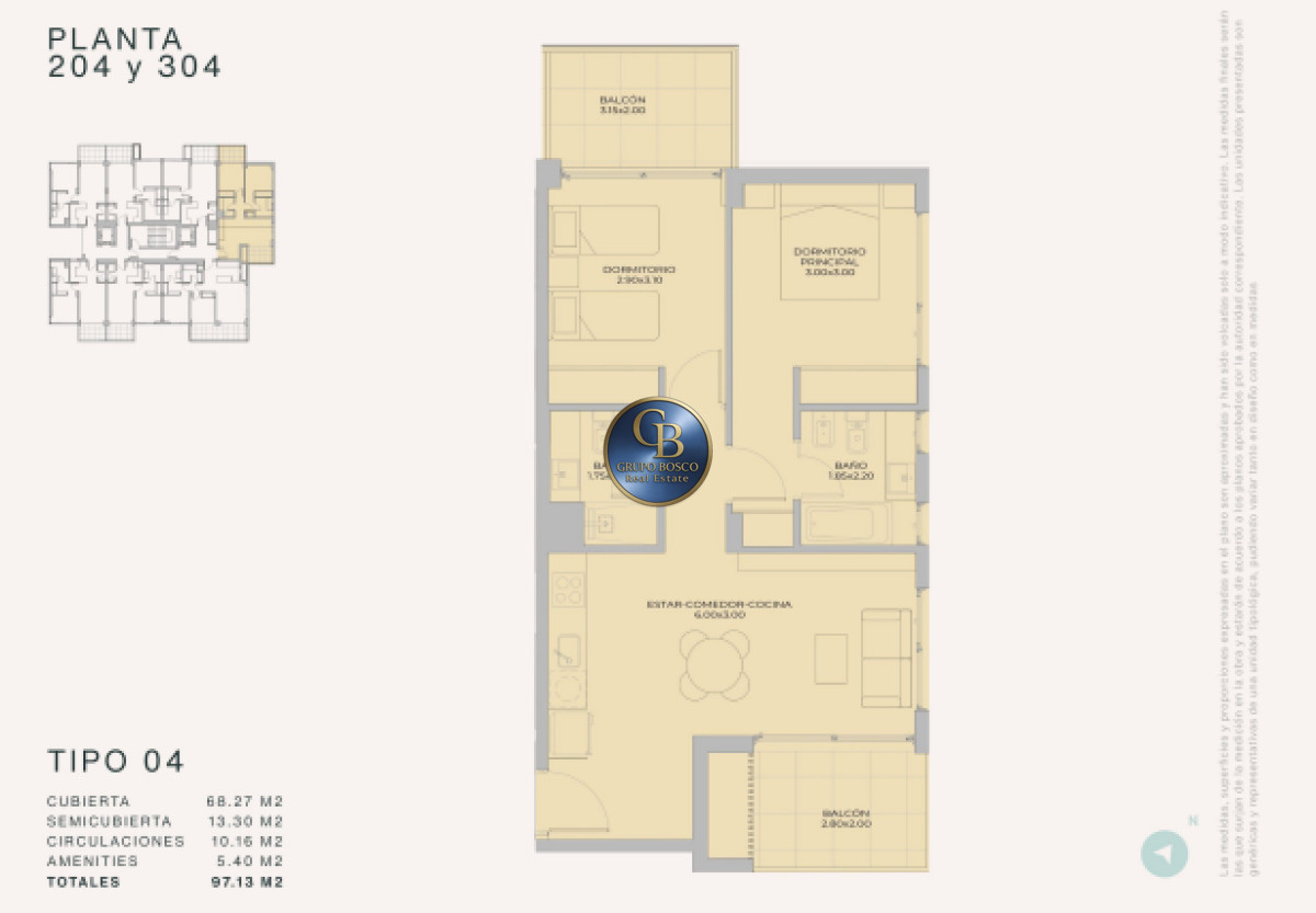 Apartamento ID.1497 - Lanzamiento en Peninsula - Margherita A Mare Residences, departamento de 1 dorm