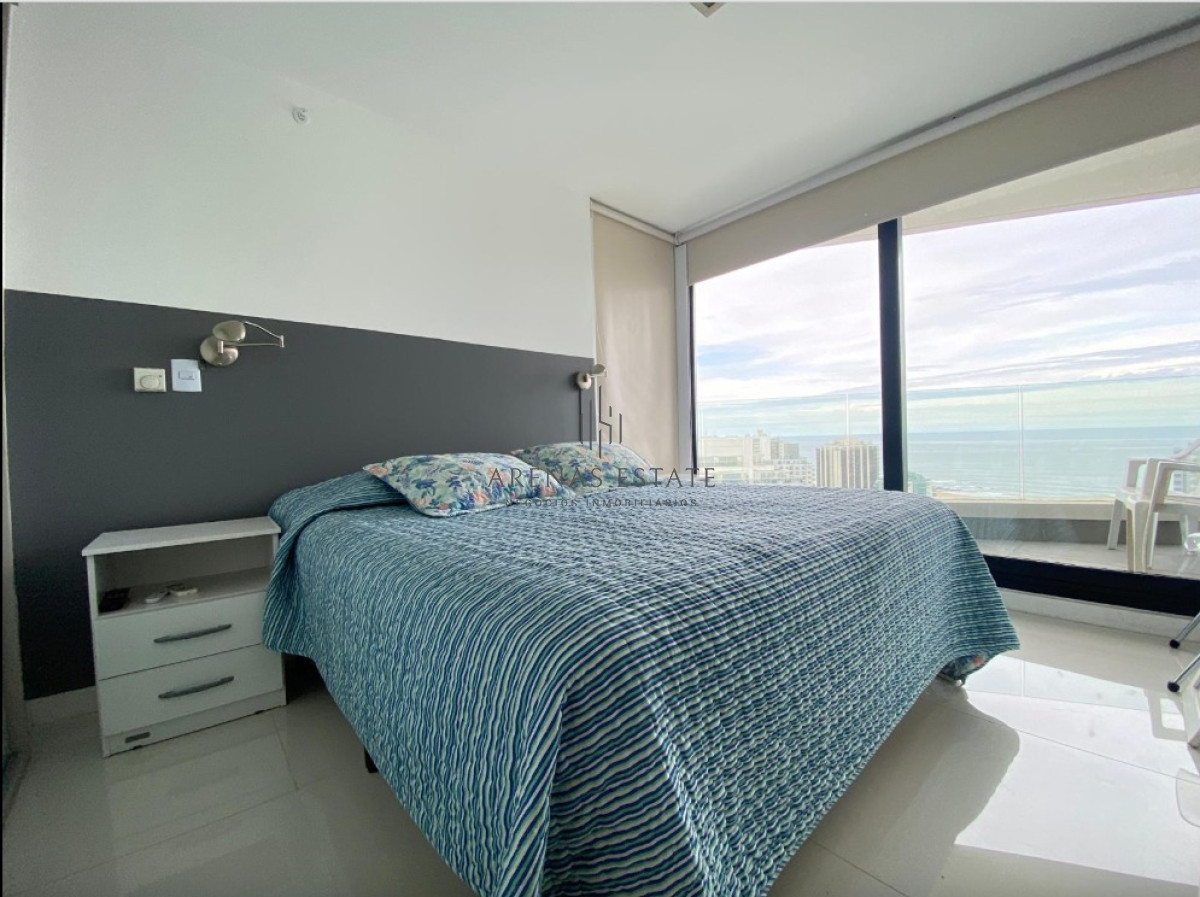 Apartamento ID.3732 - Vende apartamento en Artower, de 1 dormitorio y medio, Punta del Este