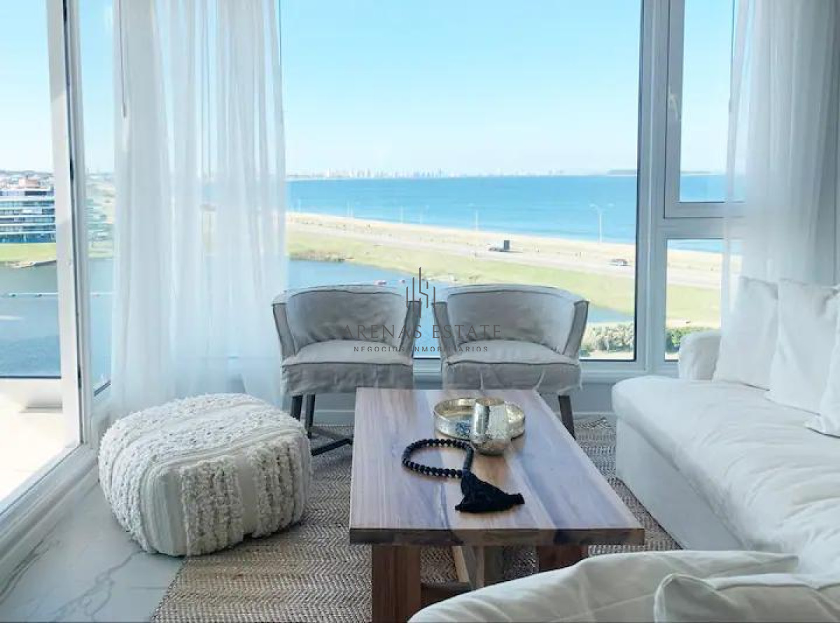 Apartamento ID.3359 - Vende apartamento con vista al mar de 3 suites, en Mansa- Punta del Este.