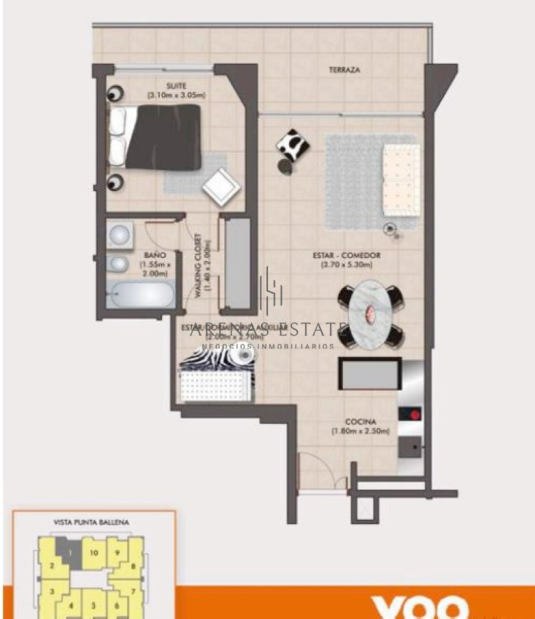 Apartamento ID.1387 - Hermoso Departamento en venta y alquiler