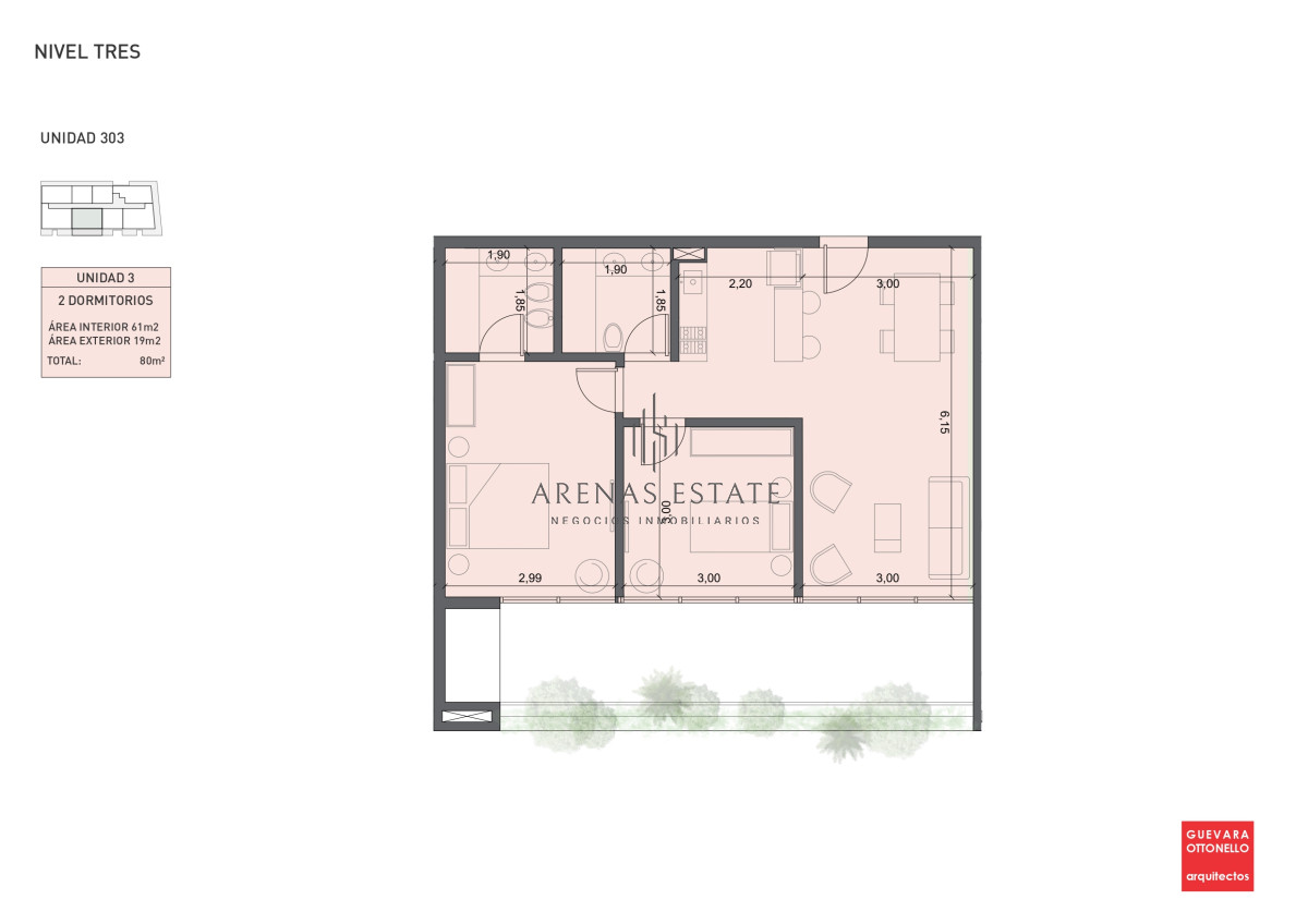 Apartamento ID.1019 - Pre Lanzamiento EXCLUSIVO - Edificio Genova. Parada 4 Punta del Este 