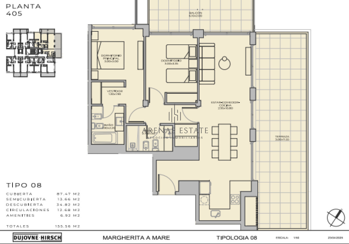 Apartamento ID.3903 - Departamento de 1 dormitorio en venta - Lanzamiento Margherita A Mare Residences
