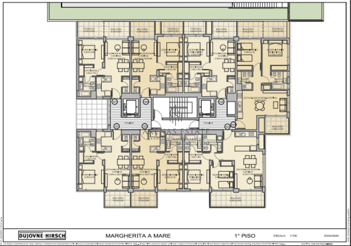 Apartamento ID.3903 - Departamento de 1 dormitorio en venta - Lanzamiento Margherita A Mare Residences