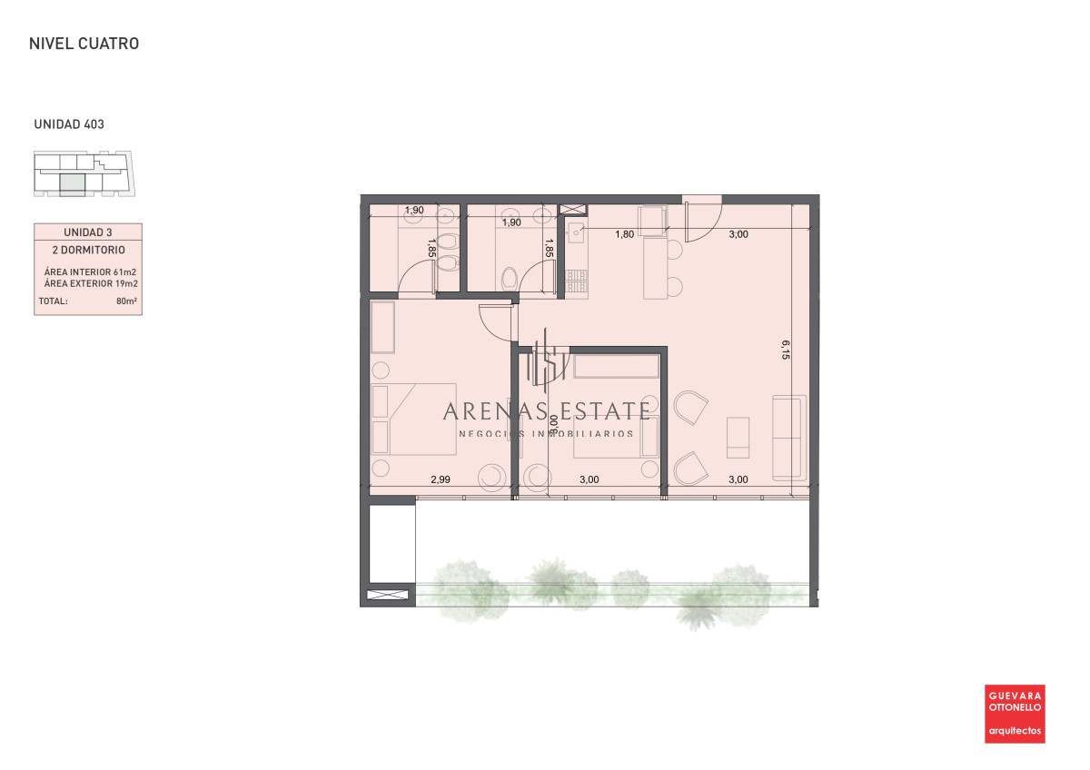 Apartamento ID.1019 - Pre Lanzamiento EXCLUSIVO - Edificio Genova. Parada 4 Punta del Este 