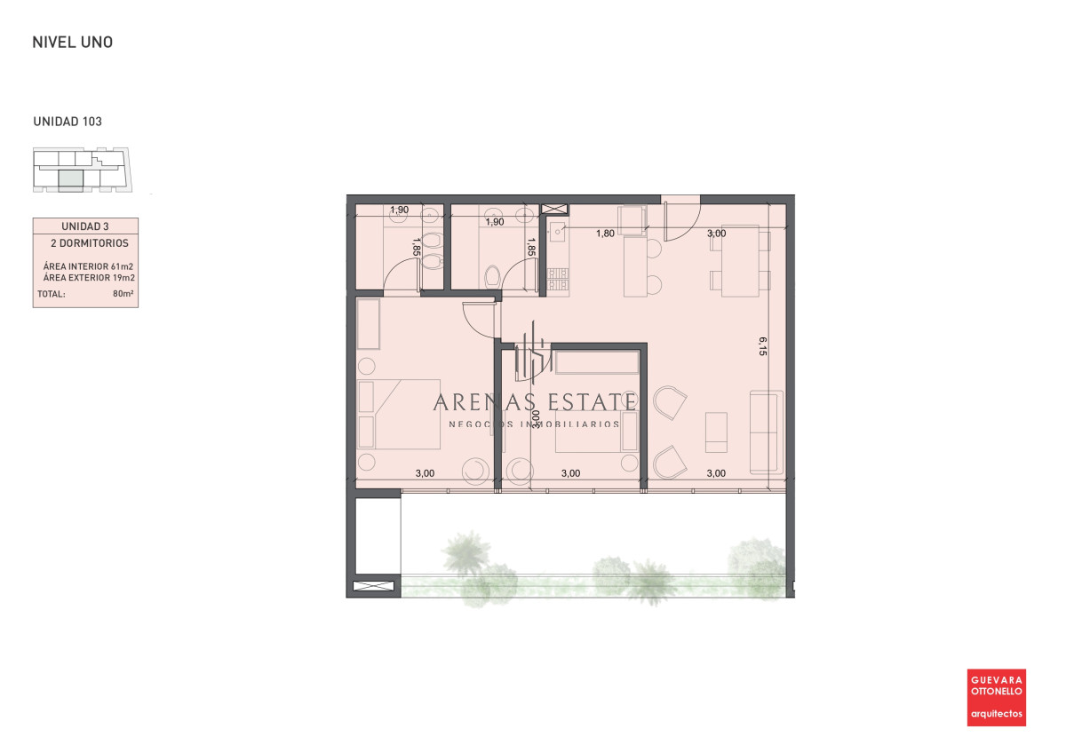 Apartamento ID.1019 - Pre Lanzamiento EXCLUSIVO - Edificio Genova. Parada 4 Punta del Este 