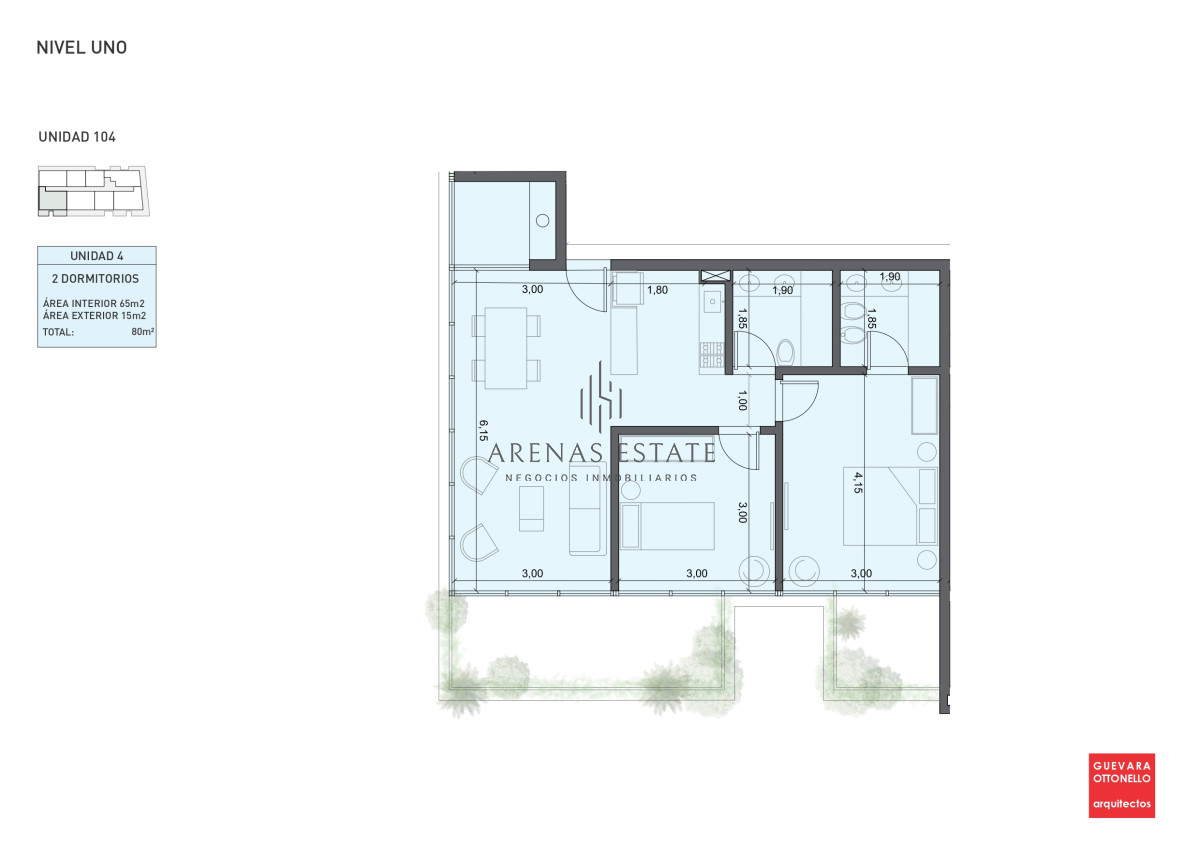 Apartamento ID.1019 - Pre Lanzamiento EXCLUSIVO - Edificio Genova. Parada 4 Punta del Este 