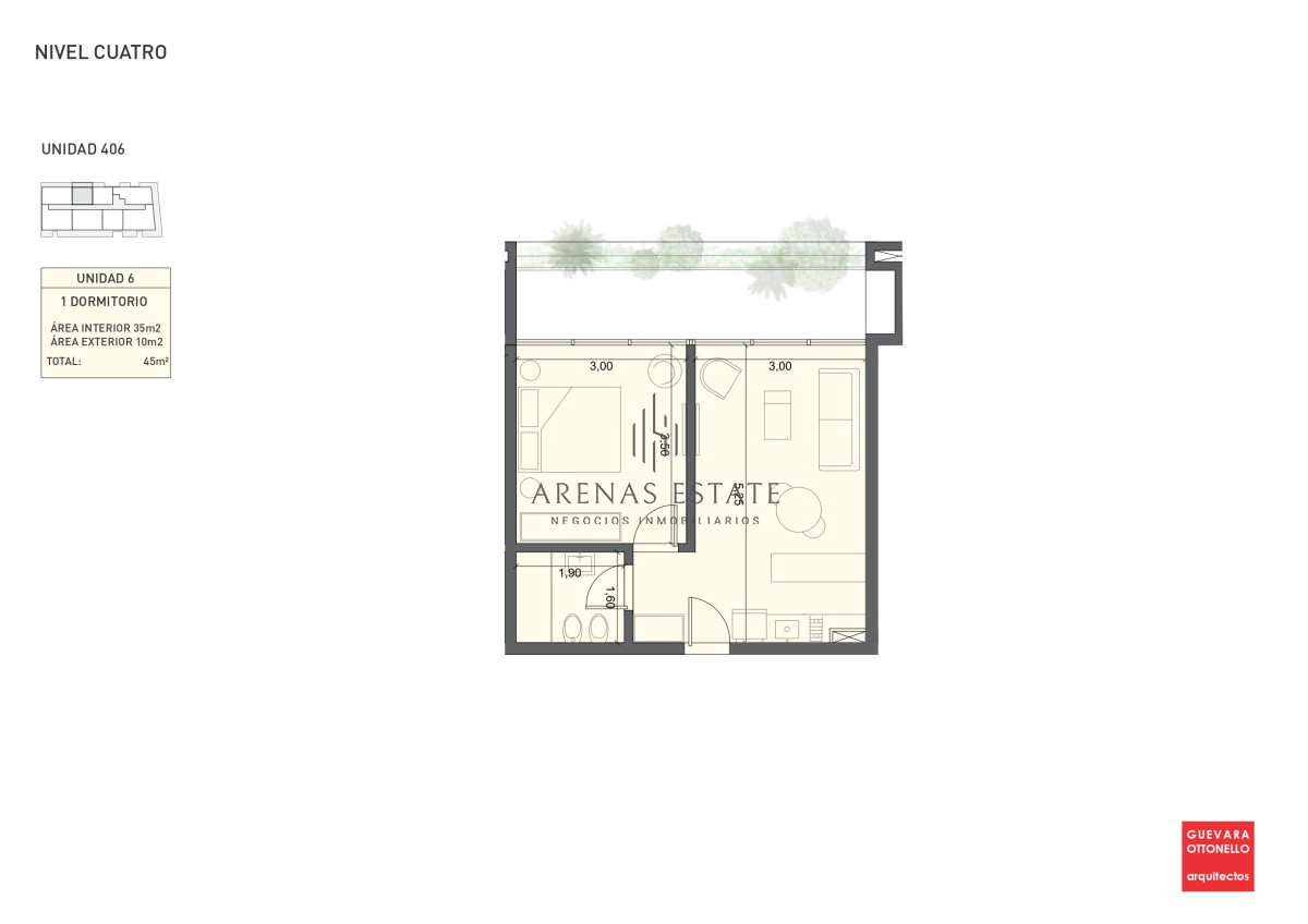 Apartamento ID.1019 - Pre Lanzamiento EXCLUSIVO - Edificio Genova. Parada 4 Punta del Este 