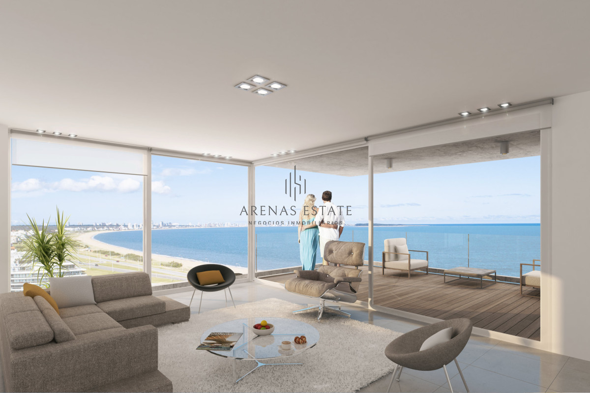 Apartamento ID.3359 - Vende apartamento con vista al mar de 3 suites, en Mansa- Punta del Este.