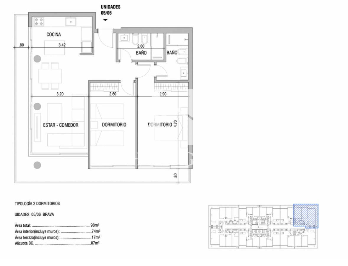 Apartamento ID.308 - Apartamento en venta en Torres del Este, de 1 dormitorio