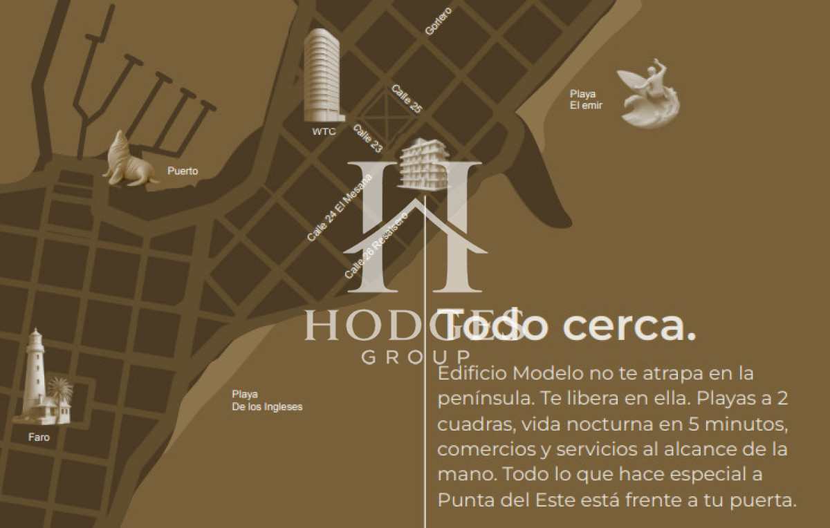 Apartamento ID.195 - PROYECTO MODELO, nuevo lanzamiento en Punta del Este, en el corazon de la Peninsula