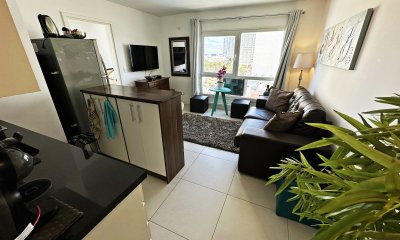 Vende en Peninsula, apartamento de 1 dormitorio, con excelente vista, muy iluminado.