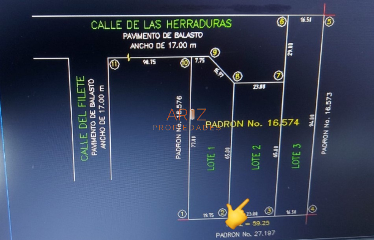 Terreno ID.2046 - Venta Terreno 1300 mts 2 a la venta en Punta del Este Pinares Parque Burnett REBAJADO!