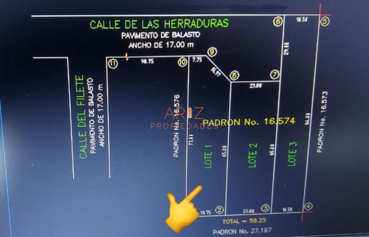 Terreno ID.2101 - VENTA Terreno en Pinares BURNETT 1400 mts 2 Punta del Este