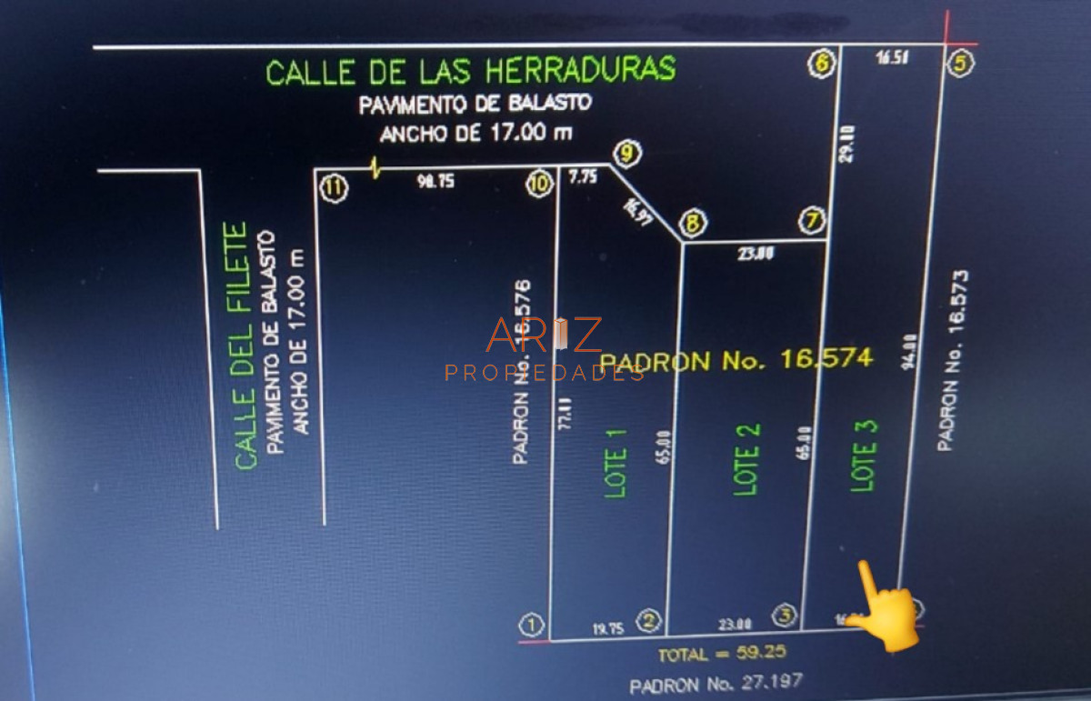 Terreno ID.2100 - VENTA Terreno a la venta en Pinares BURNETT Punta del Este 1700mts2