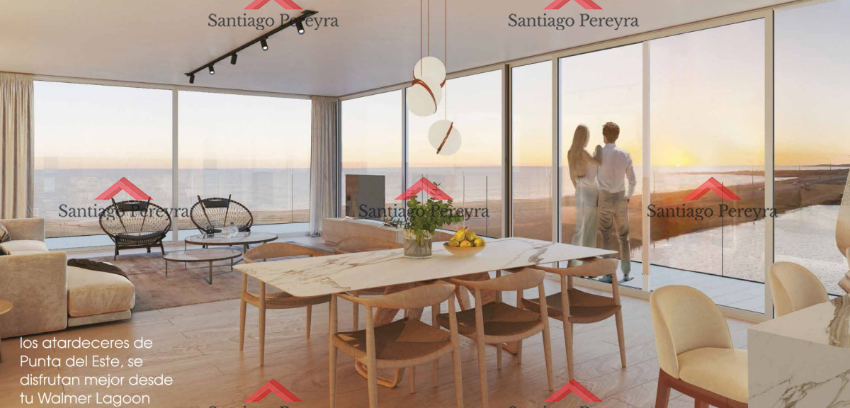 Apartamento ID.16372 - Espectacular departamento de 3 dormitorios frente al mar. Walmer Lagoon