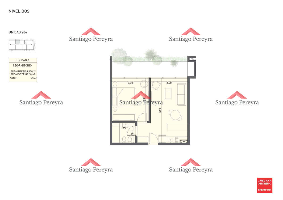 Apartamento ID.16198 - Pre-Lanzamiento EXCLUSIVO - compre con financiacion, 1 dorm. en venta. Edif. Genova