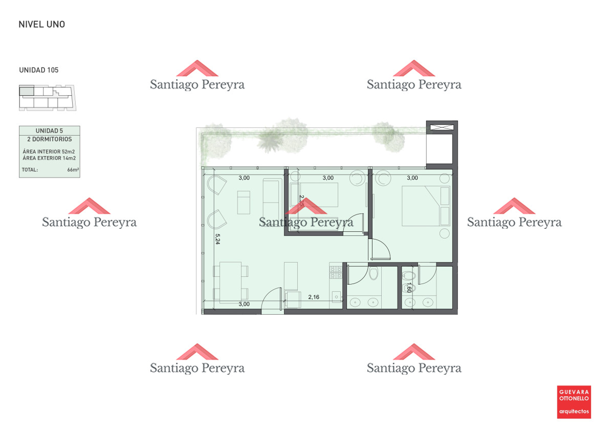 Apartamento ID.16198 - Pre-Lanzamiento EXCLUSIVO - compre con financiacion, 1 dorm. en venta. Edif. Genova