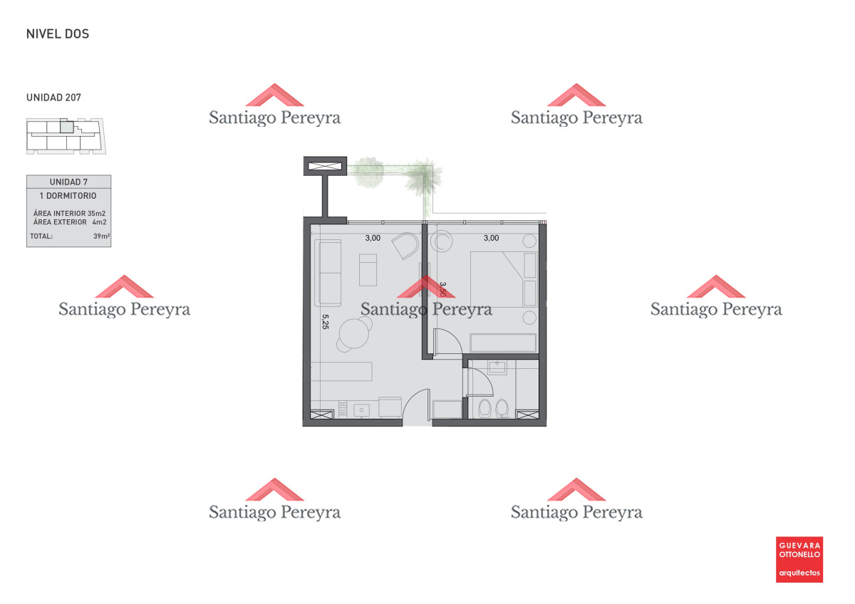 Apartamento ID.16198 - Pre-Lanzamiento EXCLUSIVO - compre con financiacion, 1 dorm. en venta. Edif. Genova