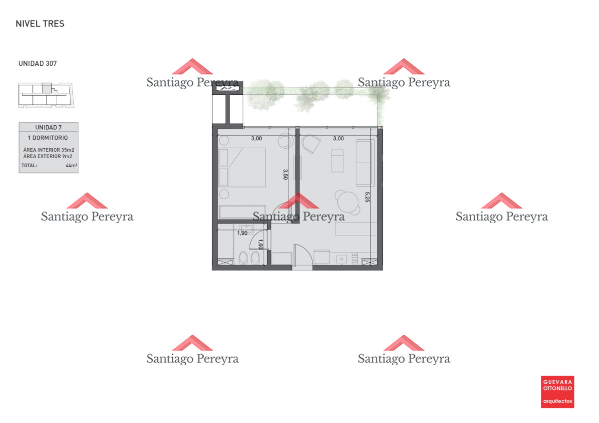 Apartamento ID.16198 - Pre-Lanzamiento EXCLUSIVO - compre con financiacion, 1 dorm. en venta. Edif. Genova
