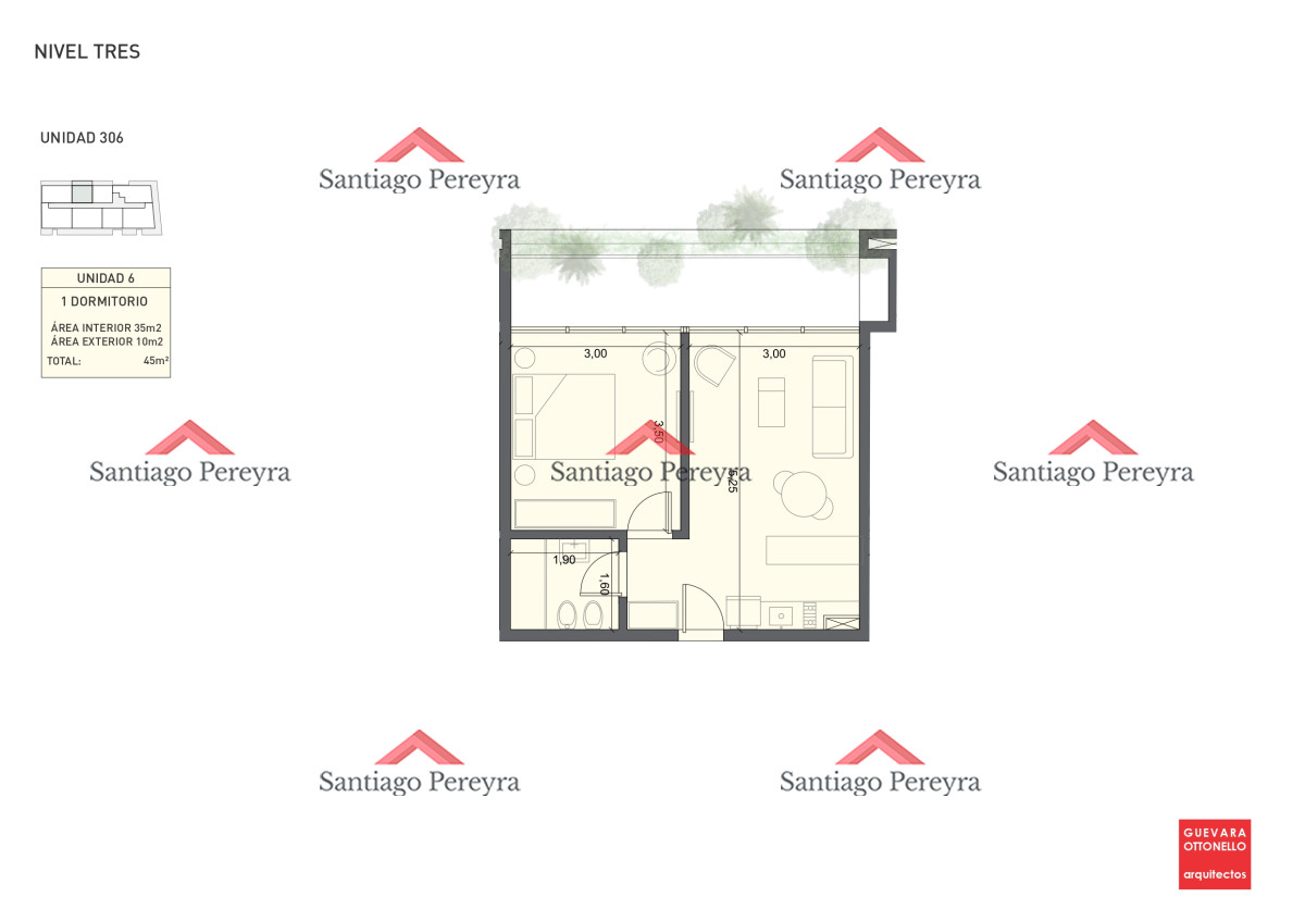 Apartamento ID.16198 - Pre-Lanzamiento EXCLUSIVO - compre con financiacion, 1 dorm. en venta. Edif. Genova