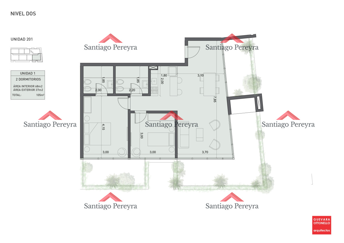 Apartamento ID.16198 - Pre-Lanzamiento EXCLUSIVO - compre con financiacion, 1 dorm. en venta. Edif. Genova