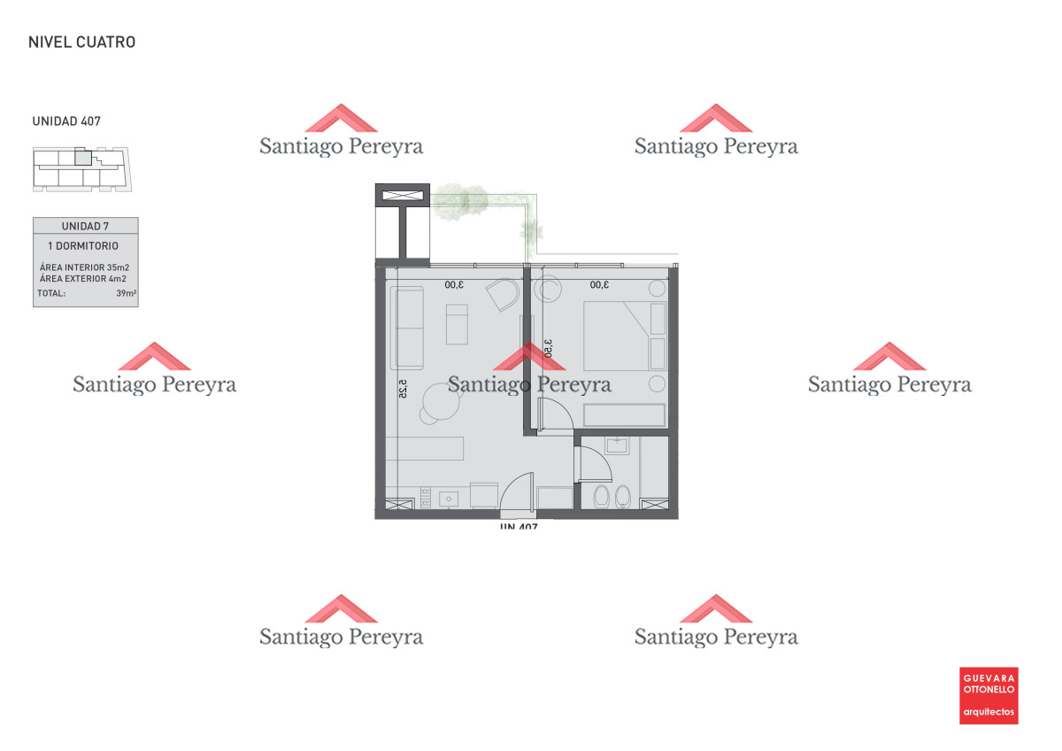 Apartamento ID.16198 - Pre-Lanzamiento EXCLUSIVO - compre con financiacion, 1 dorm. en venta. Edif. Genova