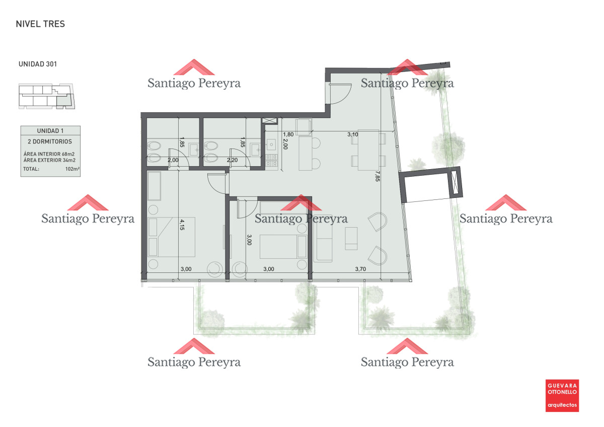 Apartamento ID.16198 - Pre-Lanzamiento EXCLUSIVO - compre con financiacion, 1 dorm. en venta. Edif. Genova