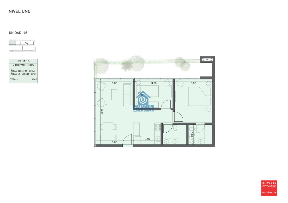 Apartamento ID.686 - Pre-Lanzamiento EXCLUSIVO - compre con financiacion, 1 dorm. en venta. Edif. Genova
