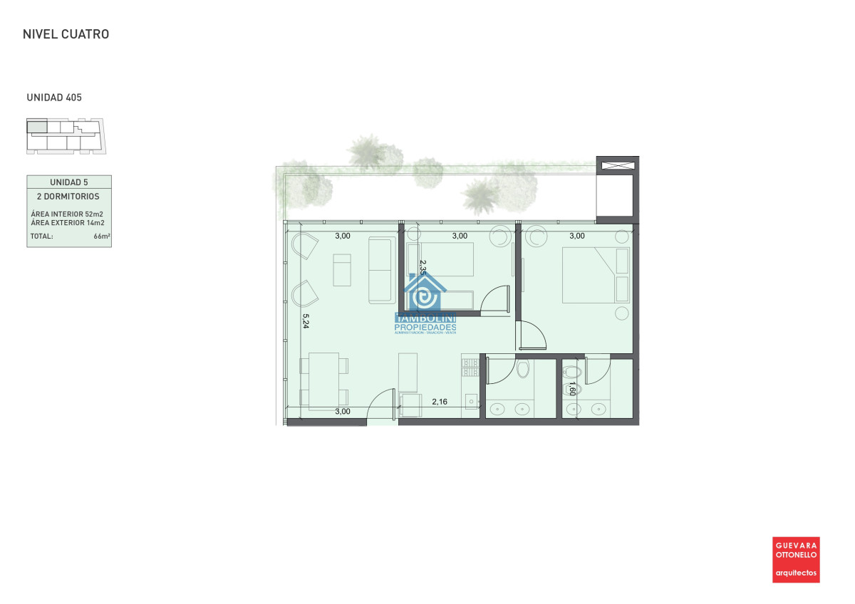 Apartamento ID.686 - Pre-Lanzamiento EXCLUSIVO - compre con financiacion, 1 dorm. en venta. Edif. Genova