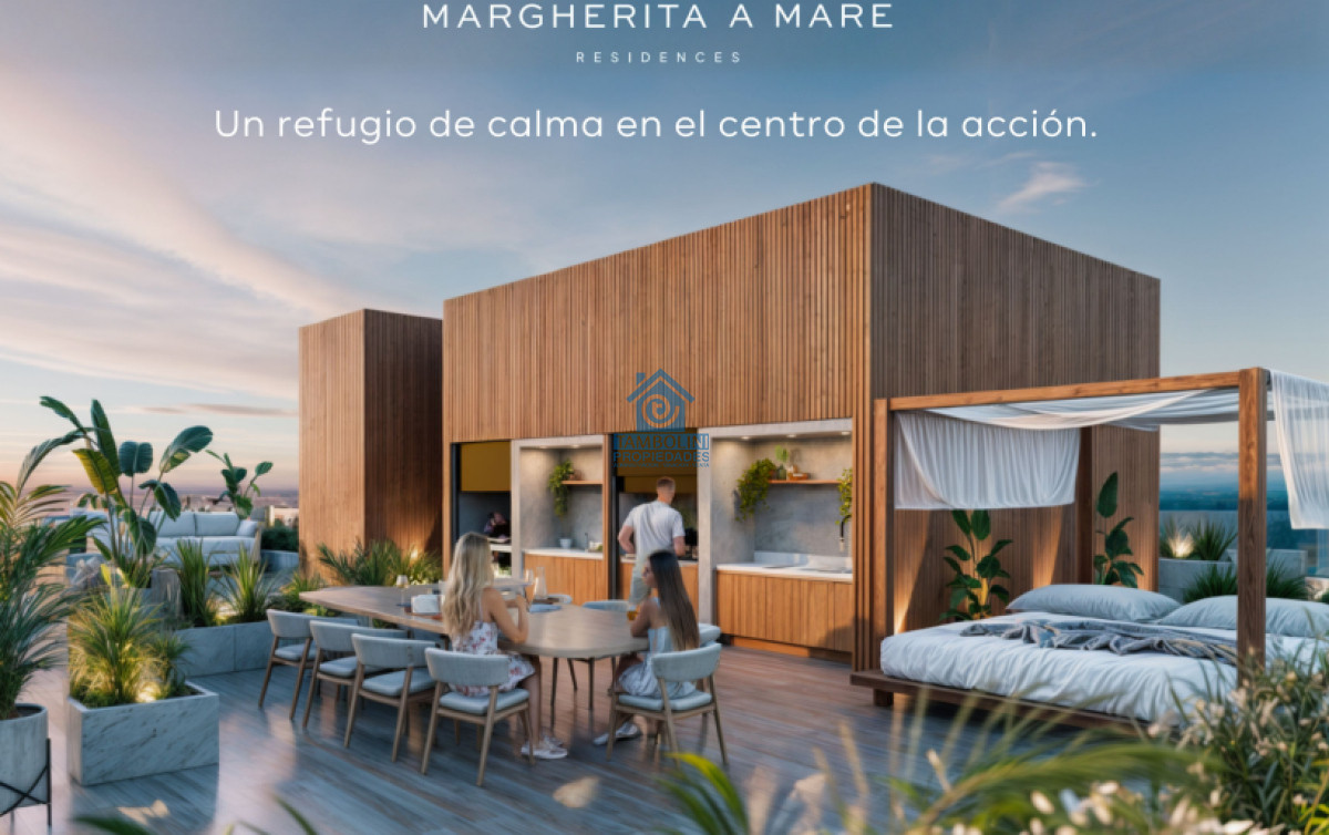 Apartamento ID.858 - Departamento de 1 dormitorio en venta - Lanzamiento Margherita A Mare Residences