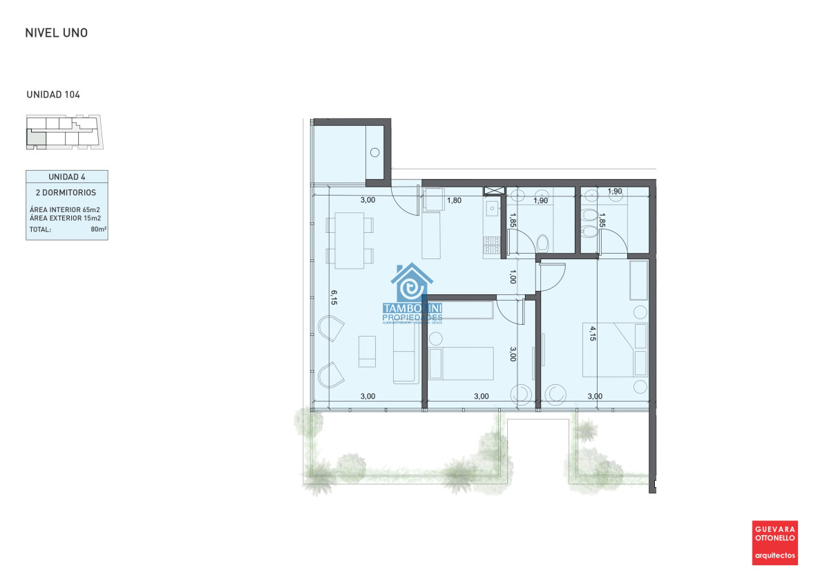 Apartamento ID.686 - Pre-Lanzamiento EXCLUSIVO - compre con financiacion, 1 dorm. en venta. Edif. Genova